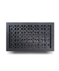 8x14 Inch Cast Aluminum Floor Register With Tudor Mushroom Design HVAC Vent Cover Black Finish For Floors Walls Ceilings