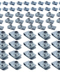 60 Piece Stainless Steel U Clip Nuts Set M6 M8 M10 Threads 304 Grade Spring Steel Fasteners for sheet metal panels