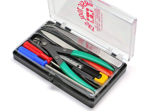 Essential Tool Kit For Model Making And Crafts, New In Sealed Package, Standard Edition, multi color tools set in open case