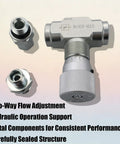 Drop In Hydraulic Speed Control Valve For Mini Excavators And Small Hydraulic Systems Sealed Internal Structure Direct Replacement With Three Eighths Inch L08 Metric Thread And M14 Fittings