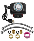 Heavy Duty 1 6 Horsepower Hot Water Circulation Pump 3 4 Inch Cast Iron Body 115 Volt Grundfos Replacement Up15 10Su7p Tlc components and hoses