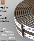 Premium Furniture Edge Corner Protectors For Baby Proofing Kids Rooms Rock Solid Hold With Pre Taped Strips rolls for smooth surfaces.