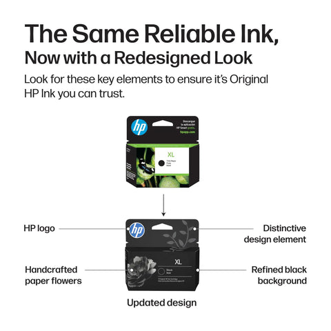 High Yield Black Ink Cartridge Delivers Crisp Text And Sharp Graphics Works Smoothly On Deskjet And Envy Printers Offers Bang For Your Buck Cranking Page After Page For Home Office Needs Backed By Real Reliability design with HP logo and updated packaging.