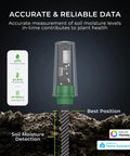 Smart Soil Moisture Sensor With Capacitive Probe And Temperature Meter Zigbee 3.0 Hub Required Real Time Plant Care Monitor