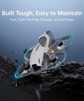 Protos FPV Drone RTF Kit With Built In Walksnail 6G VTX 1080p60 HD Digital Video Transmission shown on rocky terrain