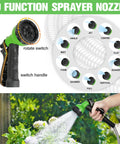 Heavy Duty Stainless Steel Garden Hose 150 Ft With Three Quarter Inch Brass Fittings Sprayer Nozzle detail