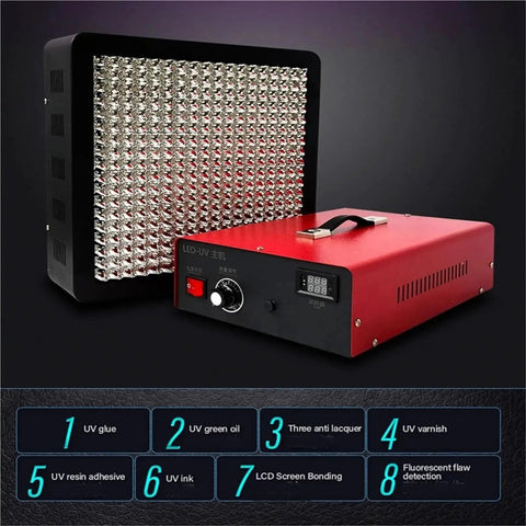 Heavy Duty 365Nm Led Uv Curing Lamp With Power Regulation And Cold Light Output Straight Up Plug And Play Operation for resin curing.