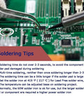 Soldering a PCB using Lead Free Rosin Core Solder Wire For Electronics 1.0mm Diameter Sn99 Ag0.3 Cu0.7