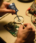 Using Two Pack Inductance And Coil Tester For Motherboards And Mobile Phones Ready For Quick Fault Detection And Precise Measurements Pro Grade For Beginners To Pros In Electronics Repair And DIY Tech Troubleshooting on circuit board
