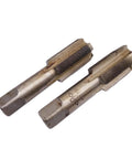 Built Tough Pro Grade HSS Metric Taper And Plug Tap Kit Right Hand Threading M22 X 1mm Pitch with two metal taps.