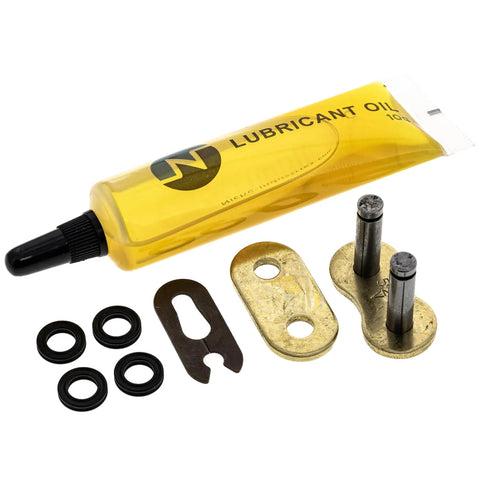 Drive Sprocket And Chain Combo For Yamaha Blaster YFS200 accessory kit with lubricant, O-rings, and chain links for ATV off-road rides.