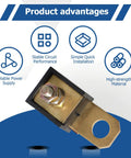 Starter Fuse 90 Amp Replacement For MerCruiser Marine Engines with advantages like stable performance, quick installation.