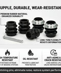 4 Pack Brake Caliper Slide Pin Bushing Kit With Rubber Boot Replacement Kit And Guide Pin Sleeve For OEM 47775 50010