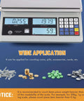 Heavy Duty Workhorse Industrial Counting Scale For Parts And Coins Digital Scale With 30kg/66lb Capacity displayed with items