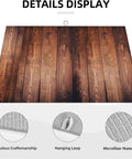 Vertical Wood Grain Dish Drying Mat 18 By 24 Inches Reversible Microfiber Absorbent Pad For Kitchen Counter And Coffee Bar Drying Mat