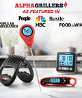 Instant Read Meat Thermometer With Ultra Fast Probe For Home Cookin Digital Kitchen Thermometer For Grilling And Baking Sourdough Bread Thermometer Pre Calibrated 2 To 3 Second Read displayed on kitchen counter