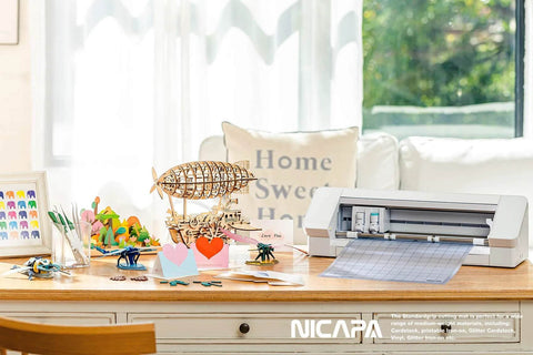Nicapa StandardGrip cutting mats for Silhouette Cameo, 12x12 in, 3-pack, standard adhesive.