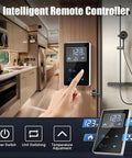 Intelligent remote controller for Tankless Gas Water Heater 65000 Btu 2.8 Gpm Instant Hot Water For Rv Camper Van Trailer Camping Life.