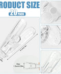 Hot Clear Balloon Arch Clips 20 Pack Ultra Strong Spring Clamps For Epic Birthday Decor Backdrop And Party Setup Easy Grip Versatile Art Crafts, 6 cm x 1.5 cm
