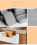 4 Pack Kitchen Cabinet Door Organizer Set With Adhesive Mounts storing containers on cabinet doors