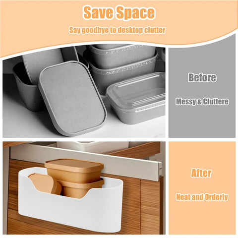 4 Pack Kitchen Cabinet Door Organizer Set With Adhesive Mounts storing containers on cabinet doors