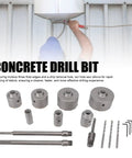 Keenso Heavy Duty Concrete Hole Saw Kit 30 To 100 Mm Premium Tungsten Steel Drill Bit Set For HVAC Installation That Last A Lifetime And Cuts Like A Dream Without Breaking The Bank. concrete hole saw bits and drill shanks for HVAC drilling