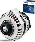 Front view of Beefed Up Alternator Replacement For 2007 To 2014 Chevy Tahoe Suburban 1500 2500 Silverado 1500 2500 Sierra Avalanche