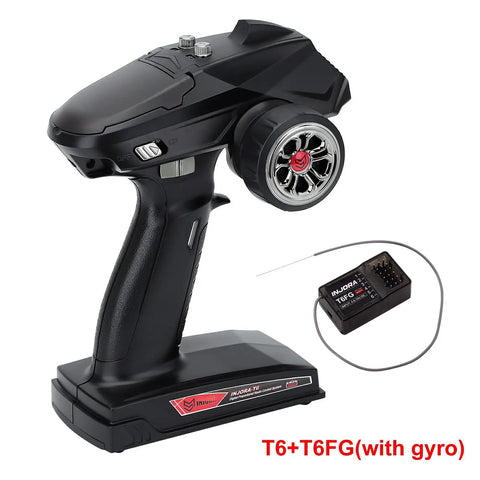 Beefy 2.4GHz RC Transmitter 6CH Controller With Gyro Receiver For 1/8 And 1/10 Scale RC Cars Boats Tanks And Crawlers