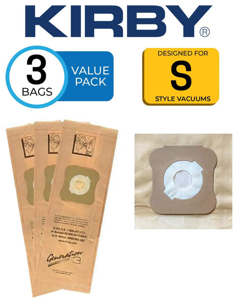 Gen 3 Vacuum Bags 197289 Genuine OEM Disposable Paper Filter Bags Top Notch Fit For G3 Heritage II Legend II And Avalir Vacuums
