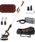 Electric Drywall Sander With Dust Collector Bag And Vacuum Attachment Pro Grade DIY Power Tool For Poles And Finishing Walls