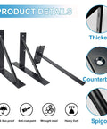 No Sag Gate Corner Brace Bracket Frame Kit For Sheds Driveway Gates Corral Gates And Wood Windows Heavy Duty Steel