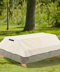 Heavy Duty Waterproof Picnic Table Cover Fits 70 To 72 Inch Tables Up To 75 L By 62 W By 30 H 600D Tough Canvas covering outdoor table