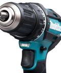 Close-up of Badass Compact 18V Cordless Driver Drill Body Only Equipped With Heavy Duty Metal Gears and Twenty Two Clutch Settings.