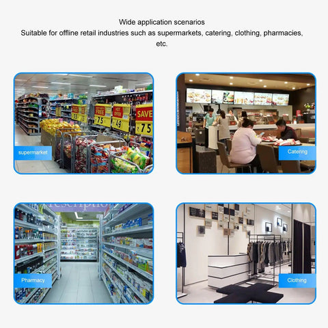 Plug And Play 2D Barcode Scanner For Desktop POS And Retail, Fast Response Barcode Reader use in supermarket, catering, pharmacy, clothing