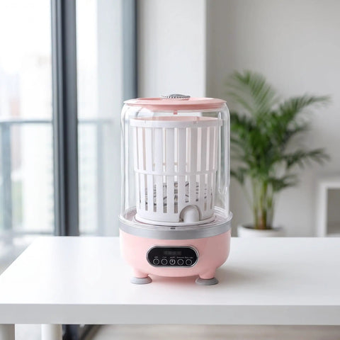 Game Changing Go Anywhere Portable Mini Washing Machine For Socks And Underwear With Hassle Free Cordless Operation Ultra Compact 3 Liter Tank.
