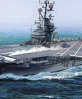 1/350 Scale US Navy Aircraft Carrier Intrepid Plastic Model Kit For Builders, Unassembled And Unpainted, Requires Glue And Paint