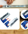 Smooth Glide Drawer Slides For Office Cabinets Pantry And Wardrobe Easy Install 1 Pair Heavy Duty Metal Runners in use