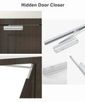 Concealed Door Closer With Automatic Hydraulic Soft Close Damper And Hold Open For Doors Weighing 99 To 187 Lbs in action