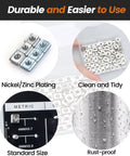Nickel Plated M6 Sliding T Nuts For 2020 2040 2060 Aluminum Extrusion Profiles, corrosion-resistant features and packaging.