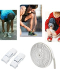 No-Tie Elastic Shoelaces With Quick Lace Clips For Sneakers, Adjustable fasteners, showing convenience for everyone.