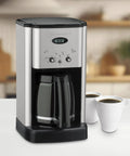 Brew Central 12-Cup Programmable Coffeemaker With Auto Shutoff, 24-Hour Brew Scheduling, Adjustable Temperature Heater Plate on counter