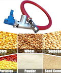 Heavy Duty Grain Suction Pump For Home And Farm Use Portable Screw Conveyor with hose above grains and particles