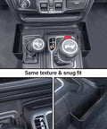 Center Console Gear Shift Organizer Tray For Jeep Wrangler JL JLU 2018 To 2025 And Gladiator JT 2020 To 2025 installed with gear shift