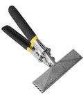 Heavy Duty Sheet Metal Bender Pliers 150mm Straight Style for bending thin metal, featuring chrome vanadium construction, easy grip handles.