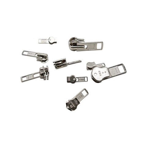 Repair Kit With YKK Auto Lock Sliders, 9 Sets Of Assorted Sizes Three, Five, Seven And Ten, Includes Top And Bottom Stops, Made In USA