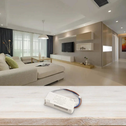 Rock Solid Heavy Duty Led Driver Electronic Transformer Constant Current Ac Dc Power Supply 50 To 70W 300Ma in modern living room setting
