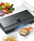 Powerhouse Vacuum Sealer For Food With 90KPa Power And 7 In 1 Modes Damp Moist Dry Canister And More Freshness Storage Bag Included Big Size No Pressing Needed sealing fish fillet and vegetables.