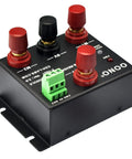 Beefy 12V 50A Forward And Reverse DC Relay Module for motors and linear actuators showing terminal connectors and casing