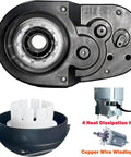 12V RS550 high speed motor gearbox upgrade for ride on toys, showing 40000RPM motor and copper wire winding coil components