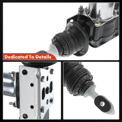 Close-up of Door Lock Actuator Fits Chevy Suburban Blazer Camaro C10 Buick Century Electra LeSabre Reatta Regal Cadillac Escalade And More Two Piece Set Without Dirt Proof Boot